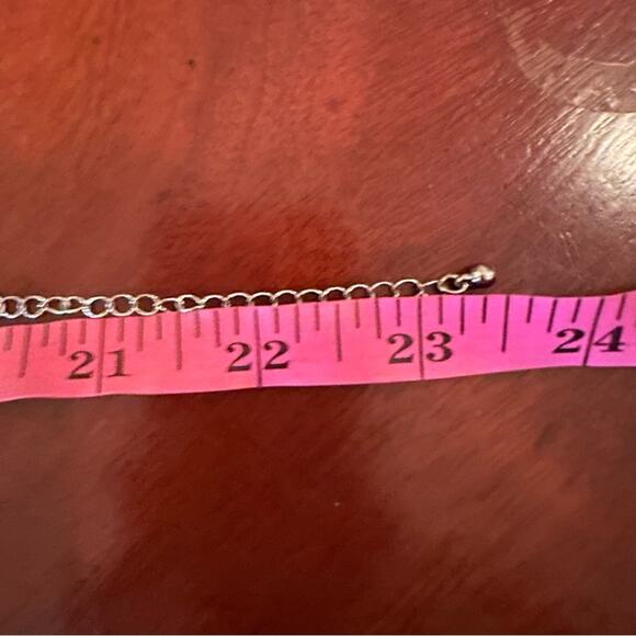 Bancroft Hammered Pendant Snake Chain Necklace Silver tone Boho Western Casual - Picture 6 of 7